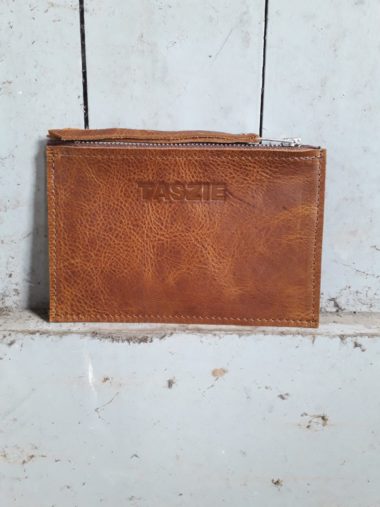 ETUI 18.5x12 CM DONKER COGNAC