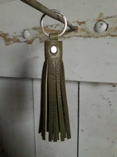 SLEUTELHANGER KWAST DONKERGROEN