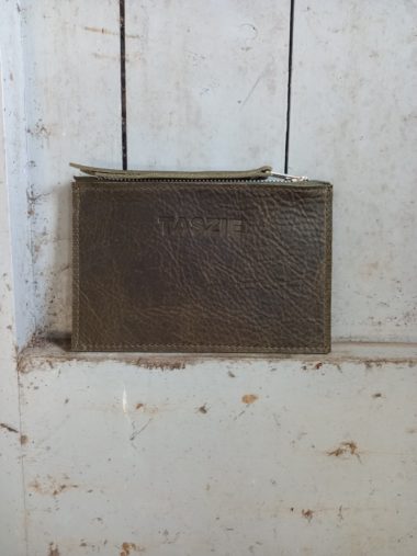 ETUI 18.5x12 CM DONKERGROEN