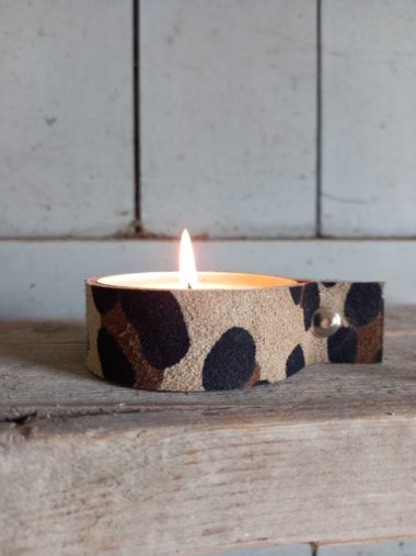 WAXINELICHT GROOT LUIPAARD