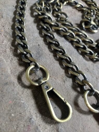 METALEN TASKETTING BRONS 130 CM