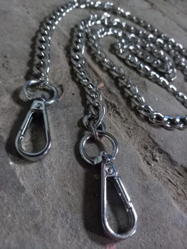 METALEN TASKETTING NIKKEL 130 CM