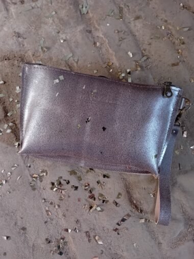 LEREN CLUTCH METALLIC BRONS